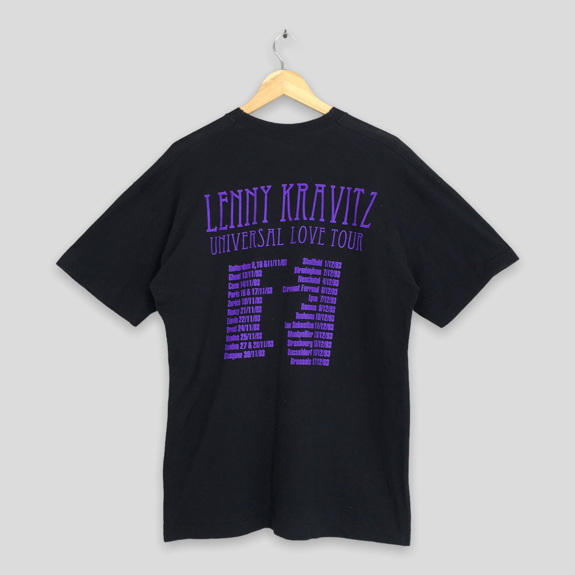 Vintage 90's Lenny Kravitz Universal Love Tour Tshirt Large