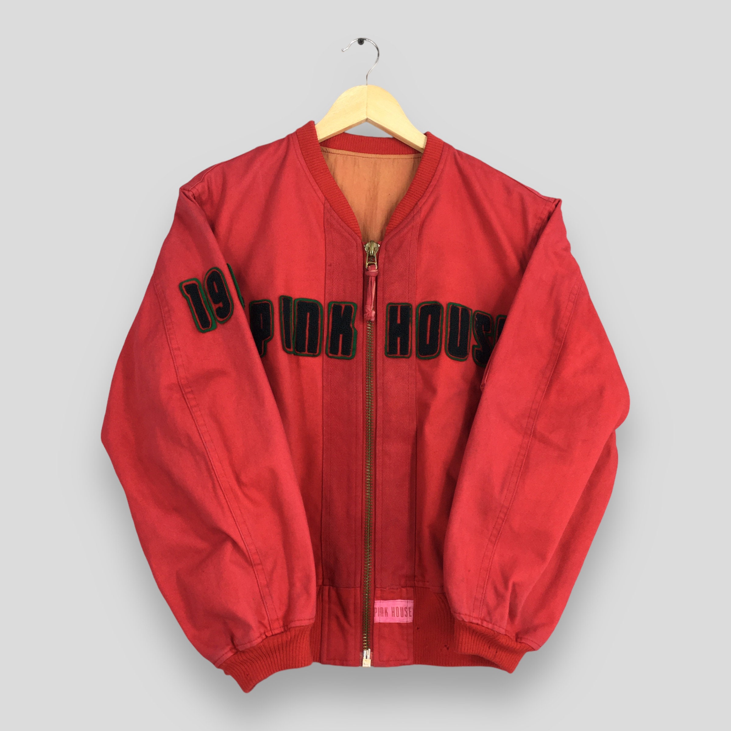 Pink House Bomber - Etsy