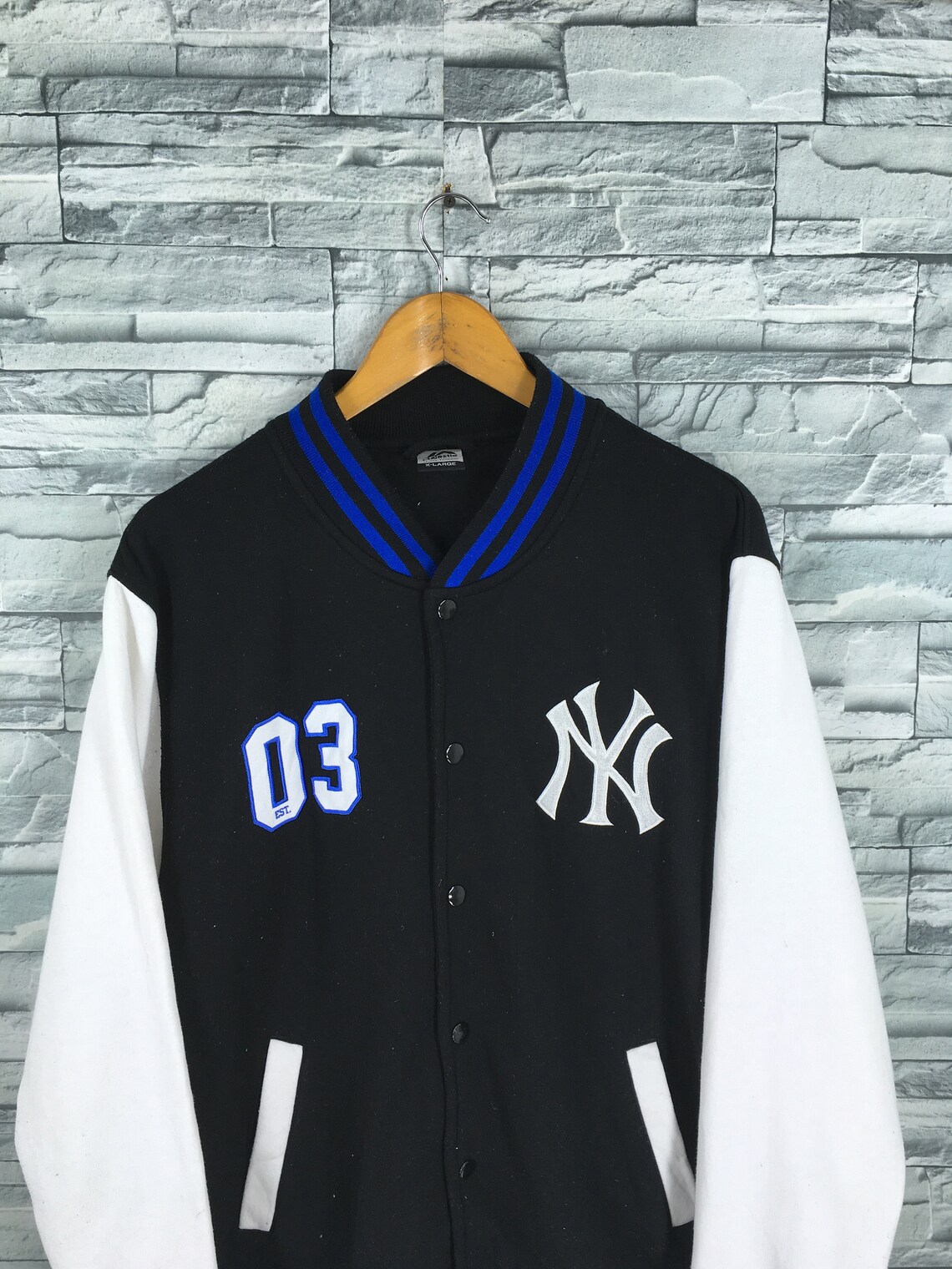 NY Yankees Varsity Jacket XLarge Vintage Baseball Team Mlb New | Etsy