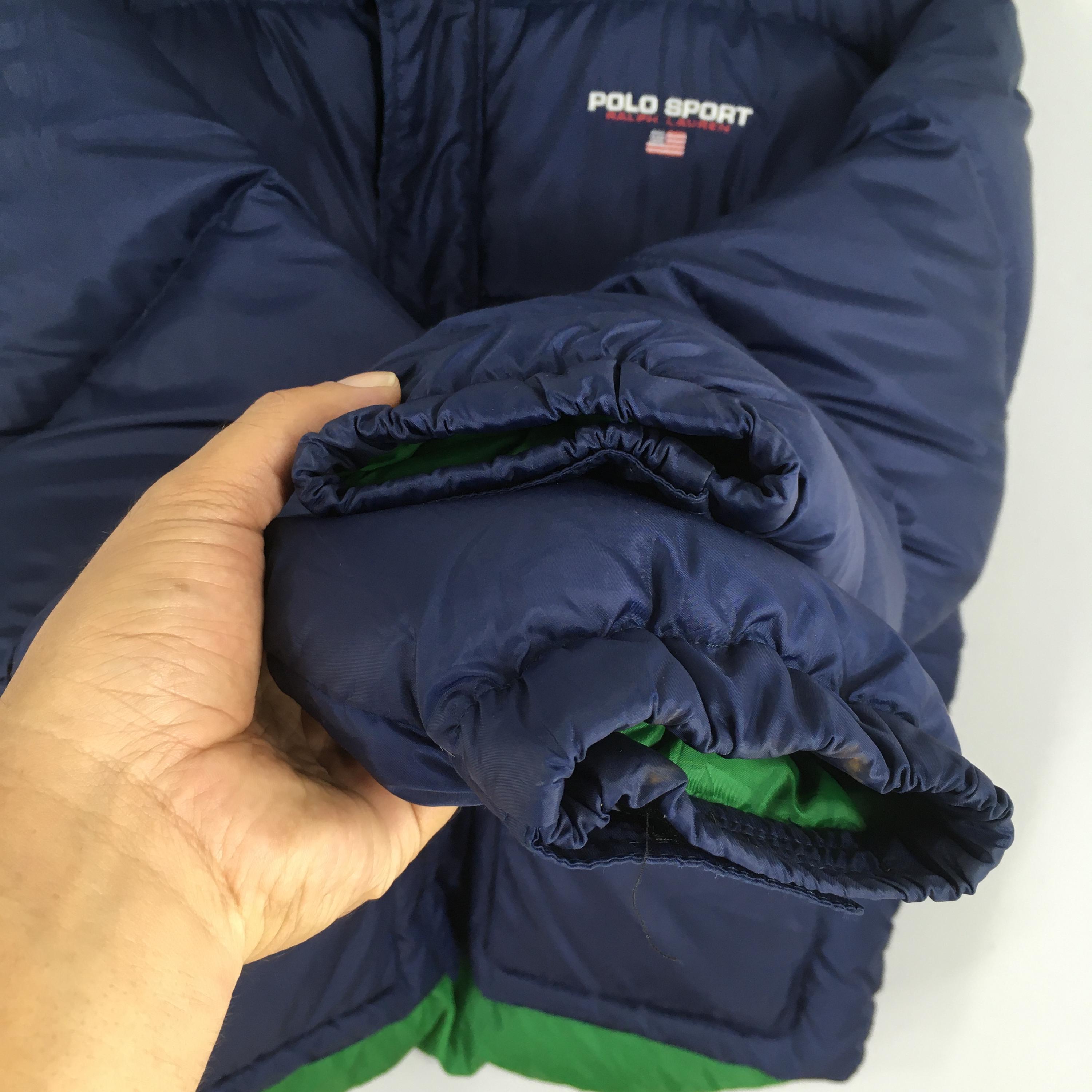 Vintage 90's Polo Sport Puffer Bomber Jacket Medium Polo Ralph