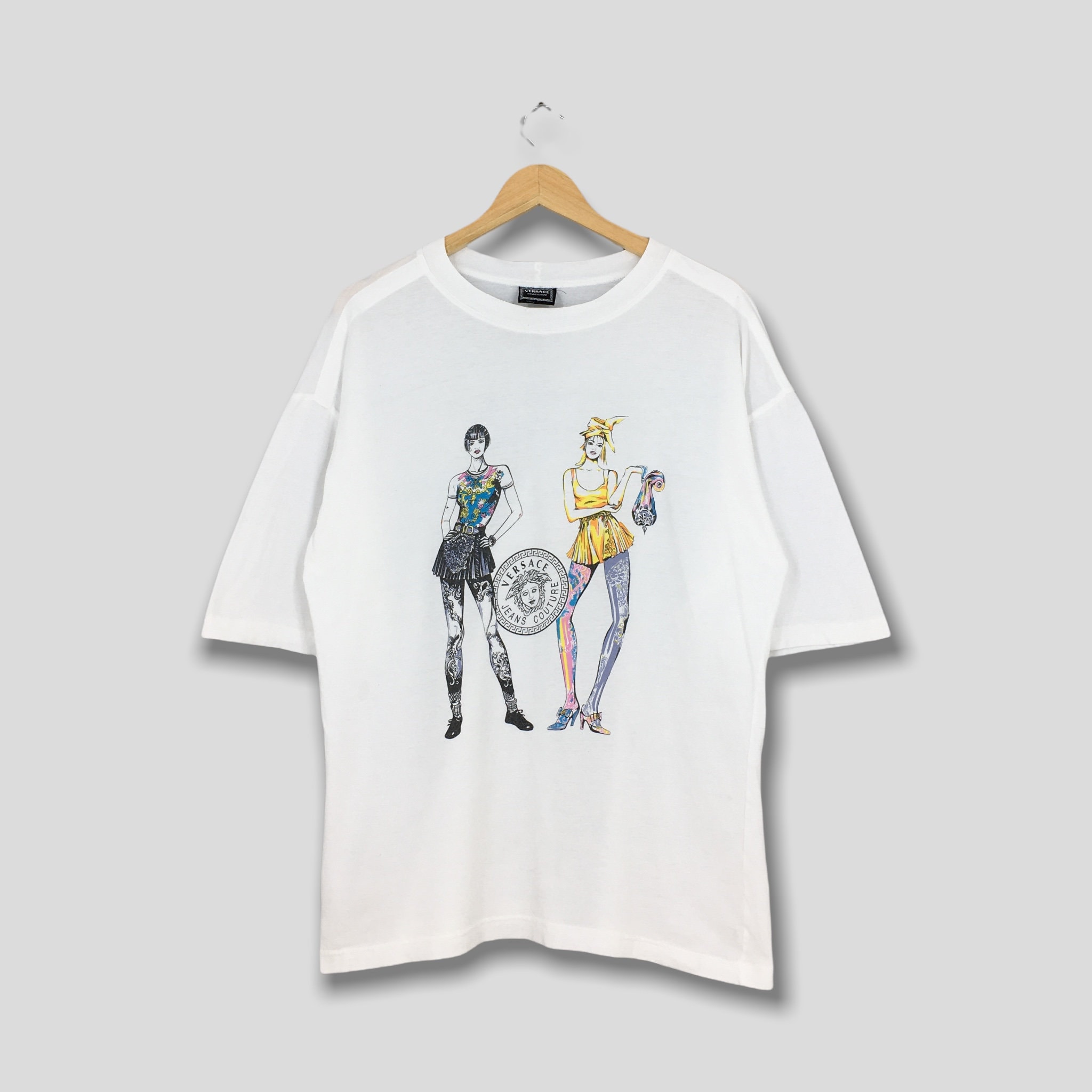 Vintage Versace Jeans Couture South Beach Stories Tshirt