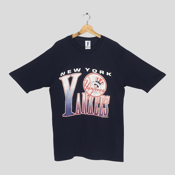 Vintage 90s New York Yankees MLB Blue T Shirt Large New York