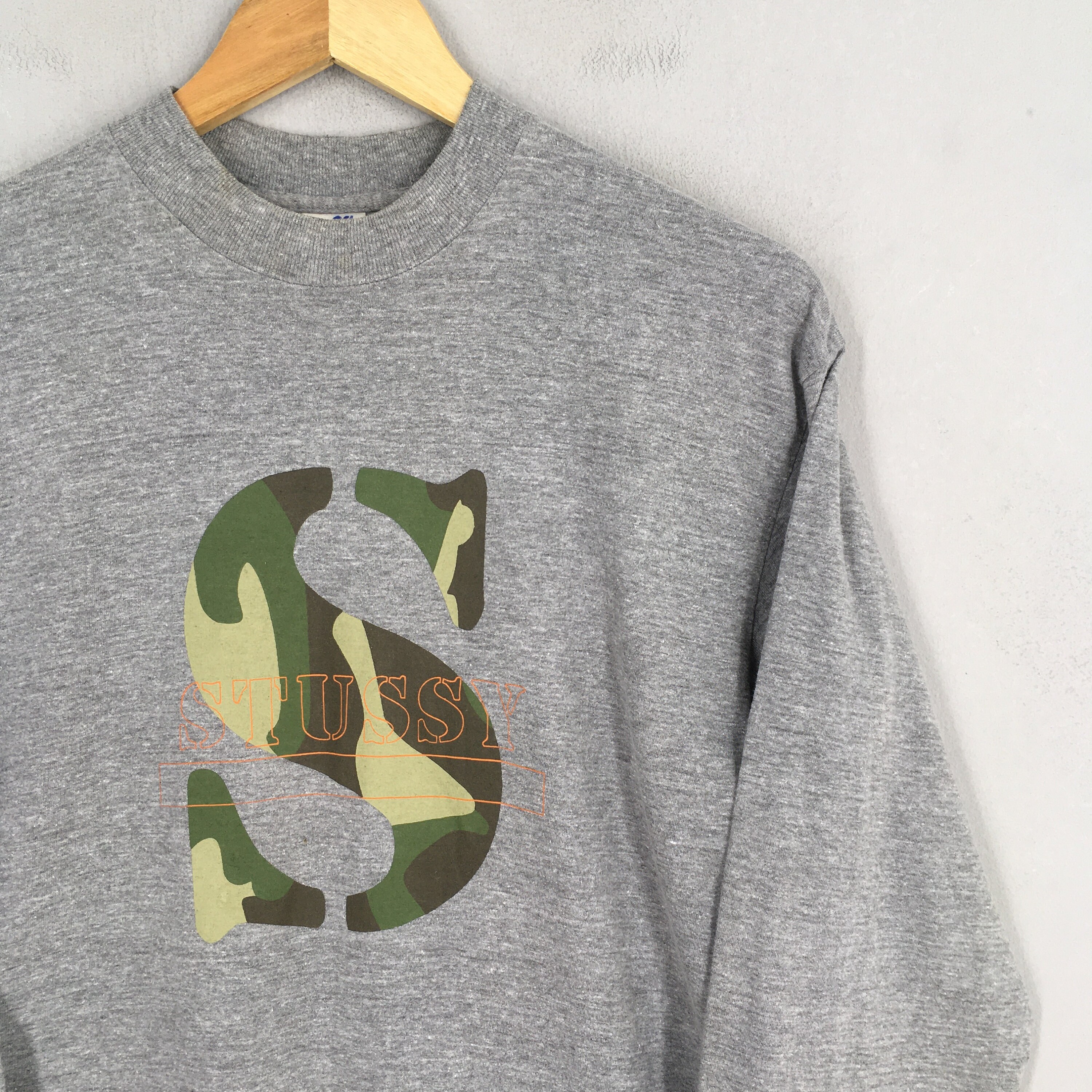 Vintage 90's Stussy Usa S Logo T Shirt Medium Stussy Camo Vintage 90's Stussy Usa S Logo T Shirt Medium Stussy Camo