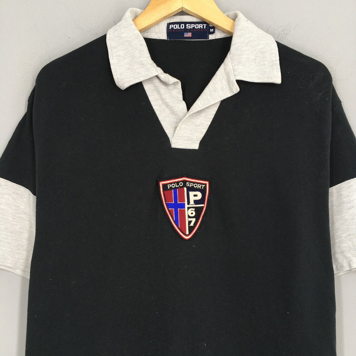 Vintage Polo Sport Rugby Shirt Medium 1990's Ralph Lauren Etsy