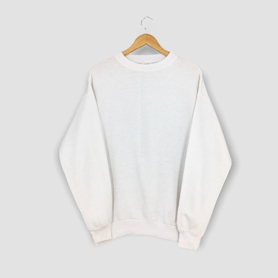 Vintage 90s Hanes White Plain 