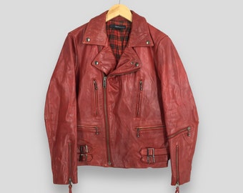 Vintage Harold's Gear Tactical Horsehide Leather Vest Jacket