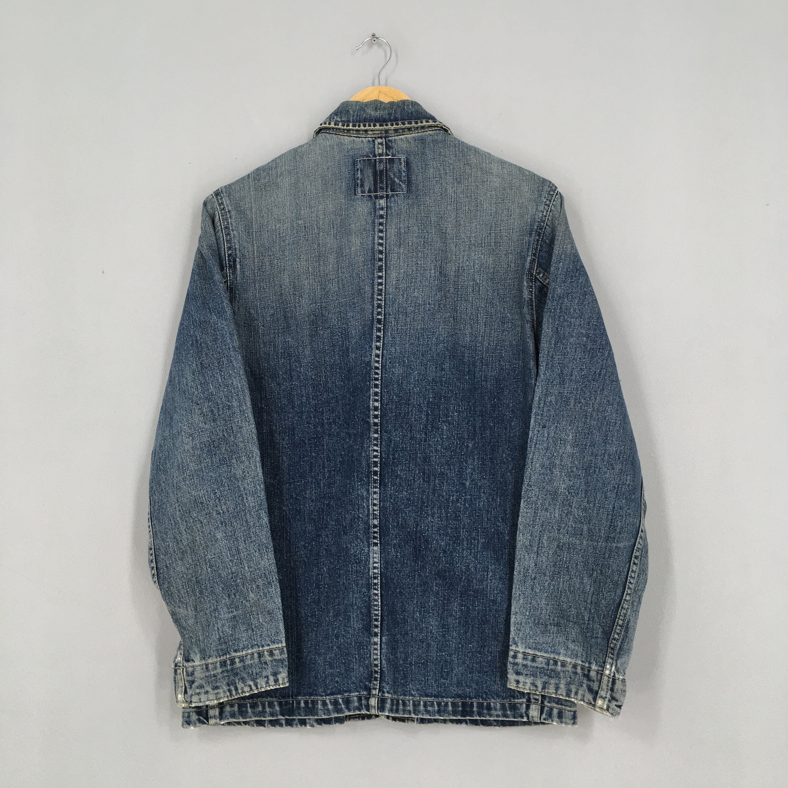 ジャケット・アウター 90s OLD GAP light ounce denim anorak JKT Very Goods | Vintage Gap Denim Anorak // Jean Jacket by