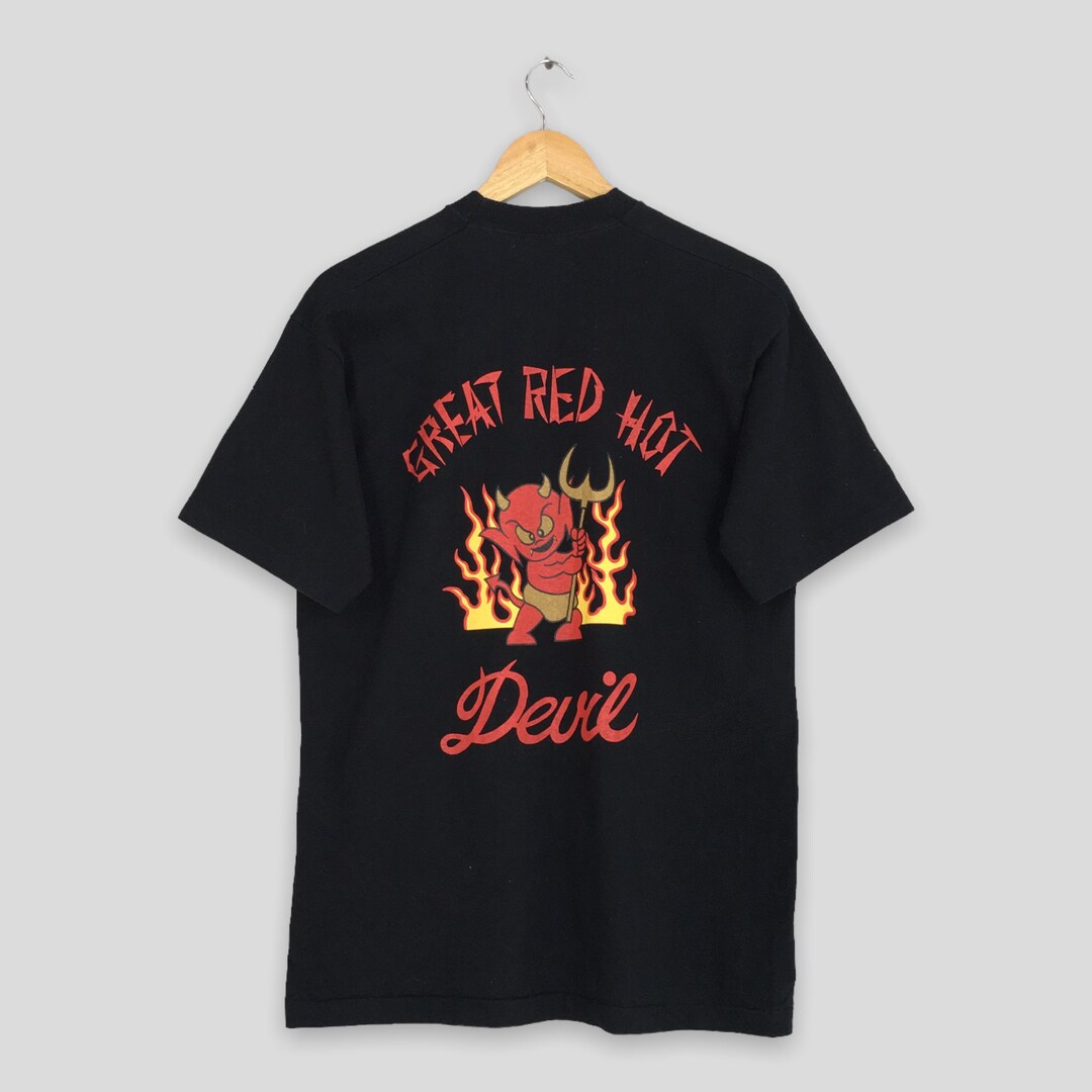 Vintage 90's Dogtown Devil Red Hot Devil Tshirt Medium