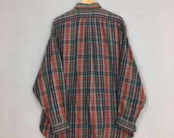 トップス Ralph Lauren frannel check shirt 90s Vintage 90's Polo Ralph Lauren Checkered Flannel Shirt Small