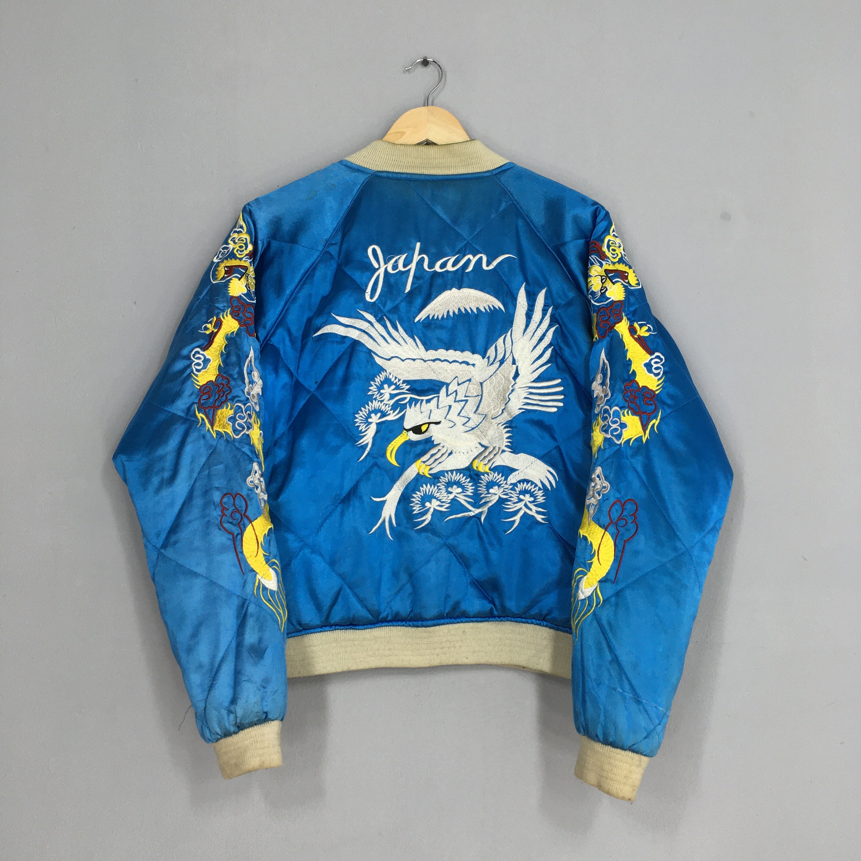 ジャケット・アウター Eagle x Japan Map Reversible WJK Sukajan JAPANESQUE Eagle, Dragon, Japan Map Reversible Sukajan