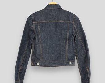 Dries Van Noten Cotton Denim Vesto Jacket in Indigo | Santa