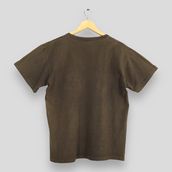 Vintage 90's Stussy NY LTLA Brown T shirt Large S… - image 6