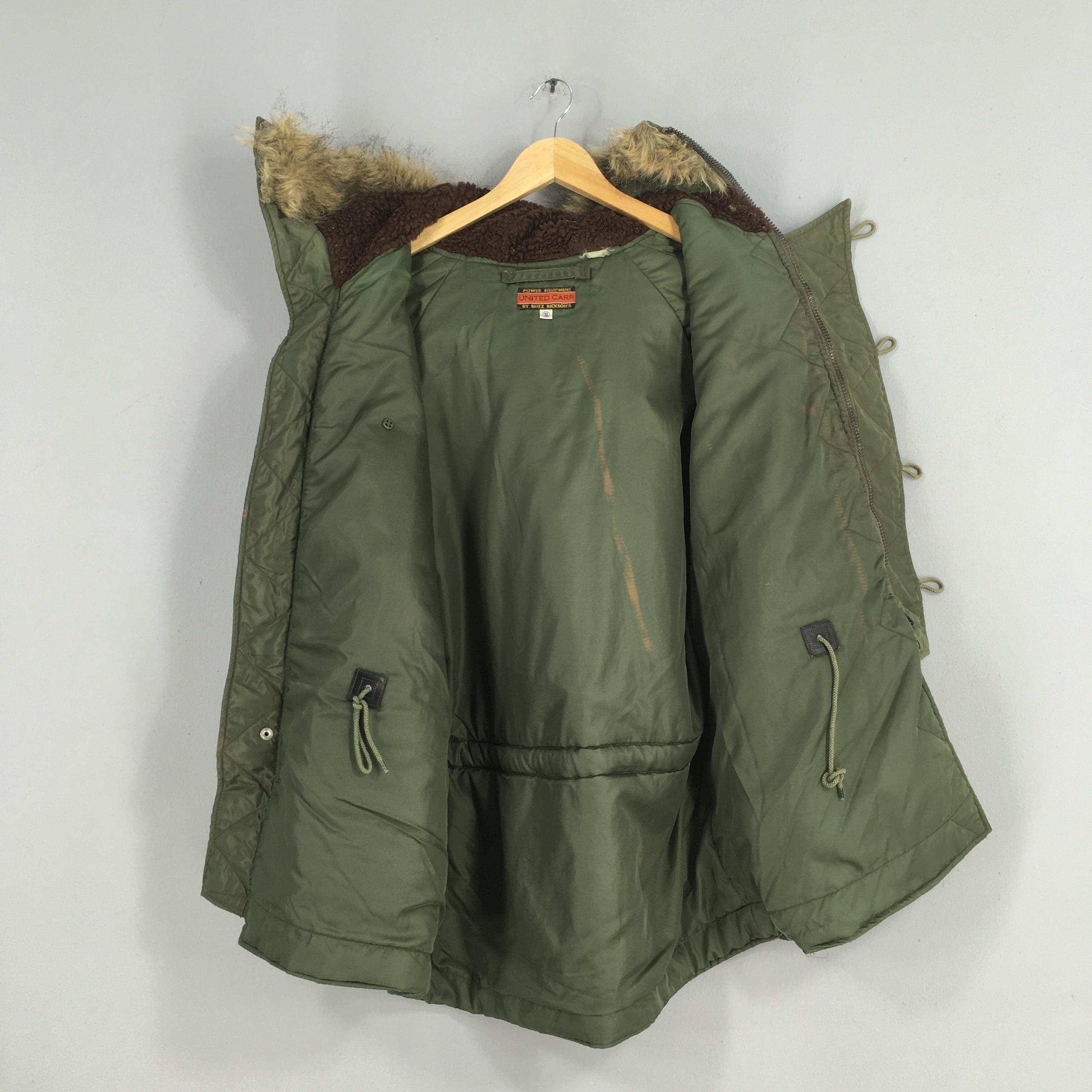 Vintage United Carr Buzz Rickson Type N-3B Parka Jacket Small Us