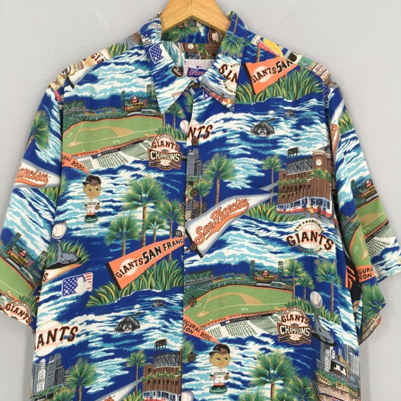 Vintage Reyn Spooner Hawaiian San Francisco Giant… - image 2