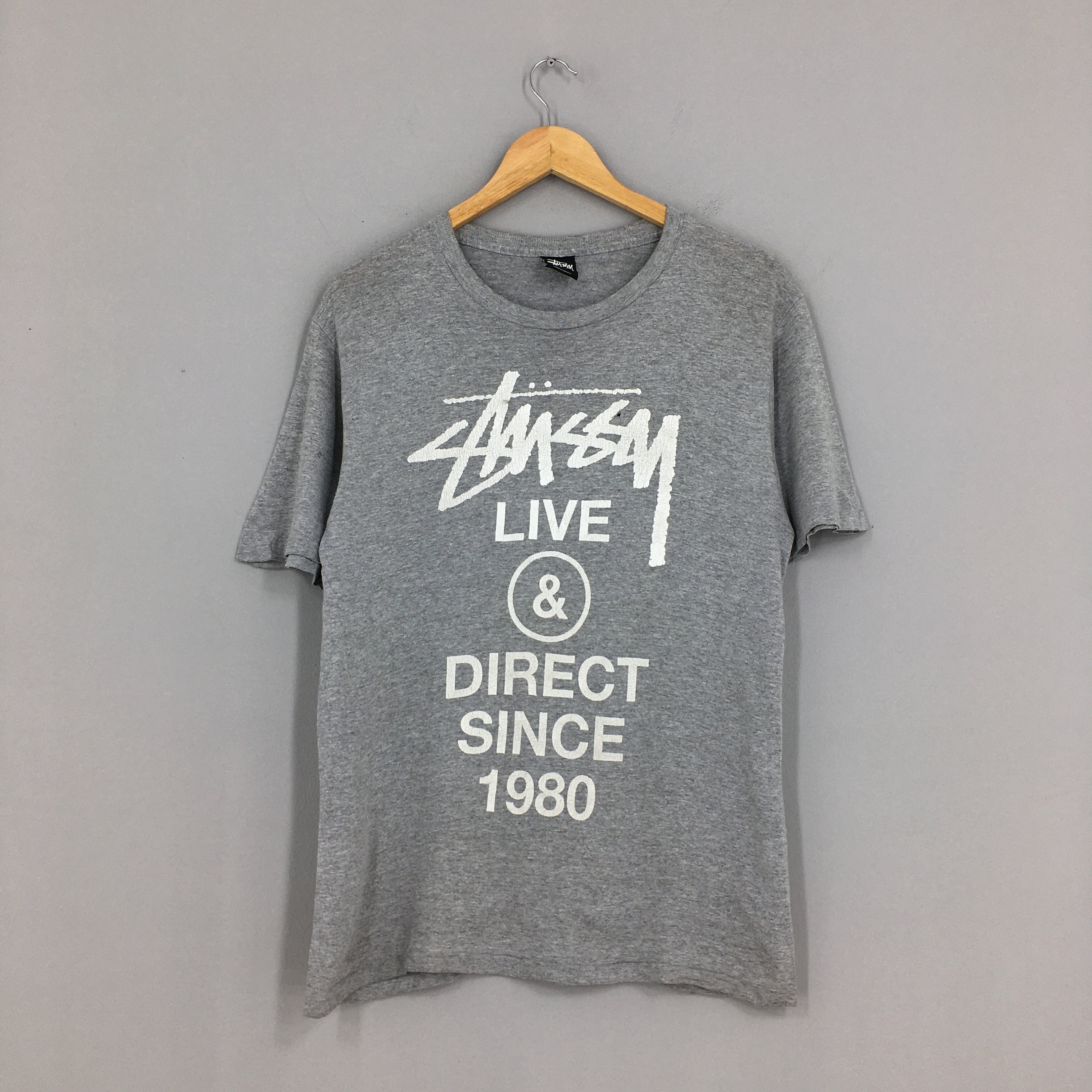 Vintage Stussy Large And In Charge T-Shirt