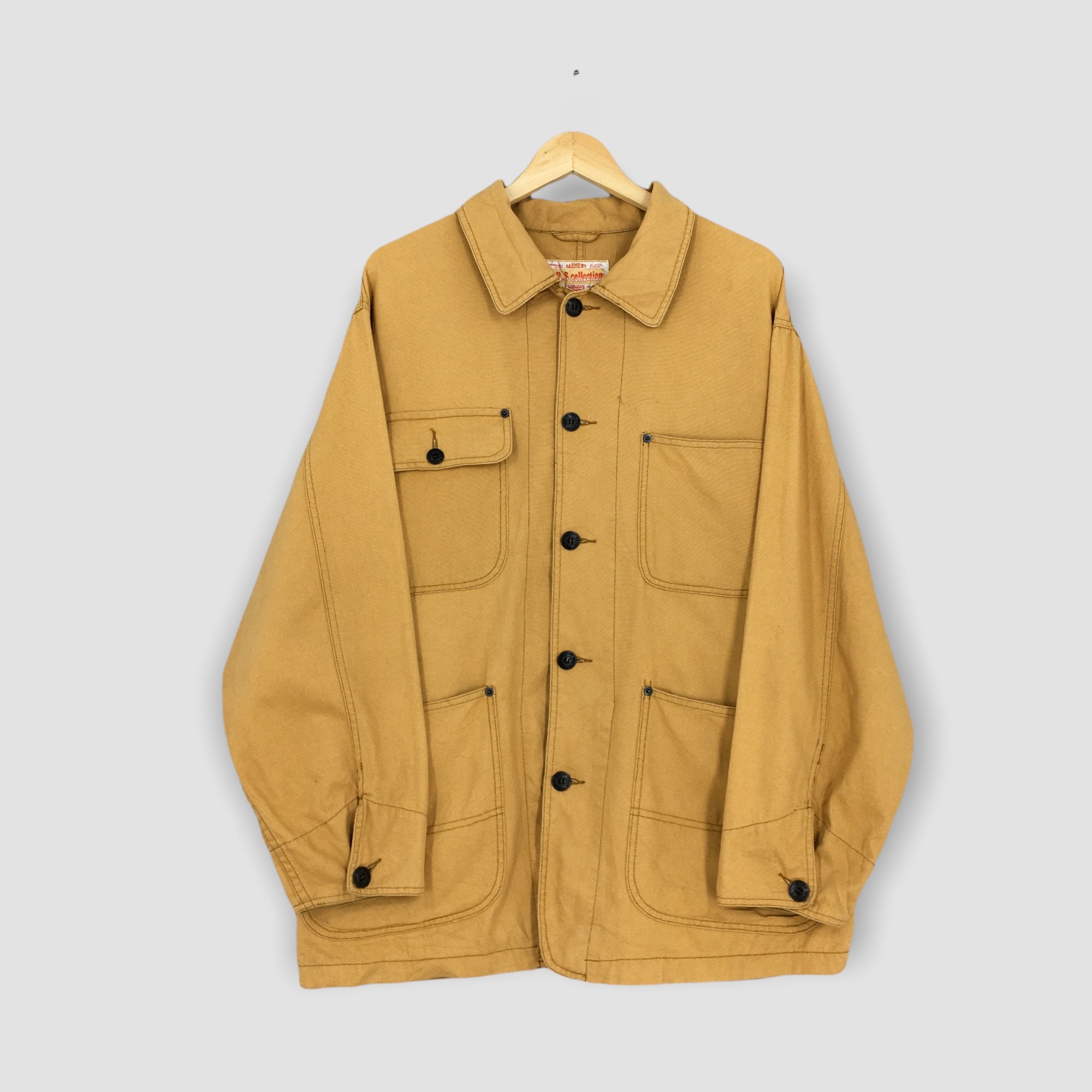 Veste De Travail Matelassée Vintage Lee - Taille XXL - Style USA Army - Coton - Occasion Très Bon état