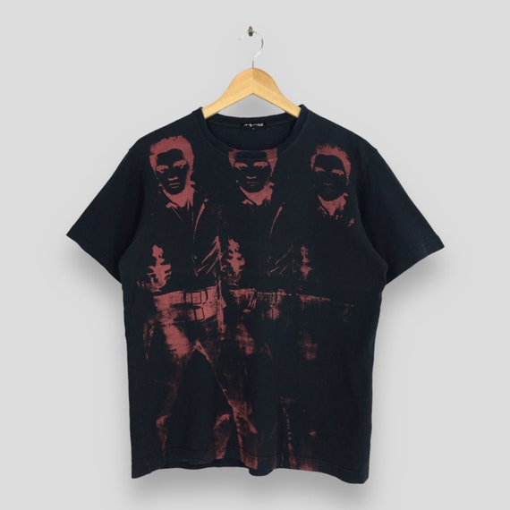 メチャレア】エルヴィスプレスリー グラフィックTシャツ ブラック