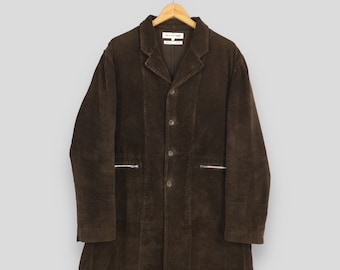 Vintage Comme Des Garcons Blue Striped Coat Blazer Small Comme Des