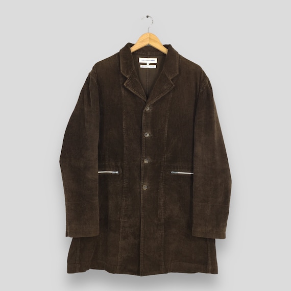 Comme Des Garcons Homme Brown Corduroy Jacket Large Vintage Comme 