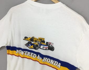 Vintage 90s Honda Racing Formula 1 Tshirt Medium Grand Prix Racing