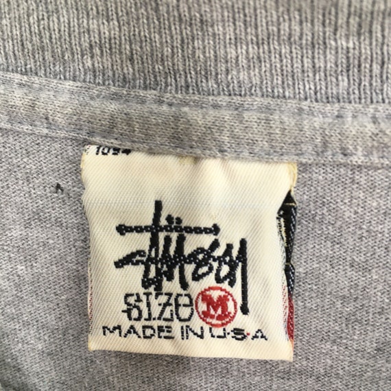 Vintage 90's Stussy Usa Spell Out T shirt Medium … - image 5