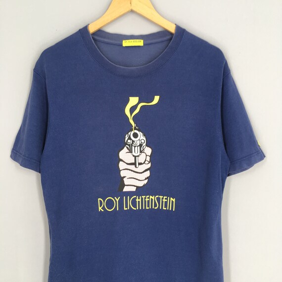 T-shirt Pop Art Lichtenstein "As I Opened Fire" - Design Personnalisé, Polyester, Fait Main En France