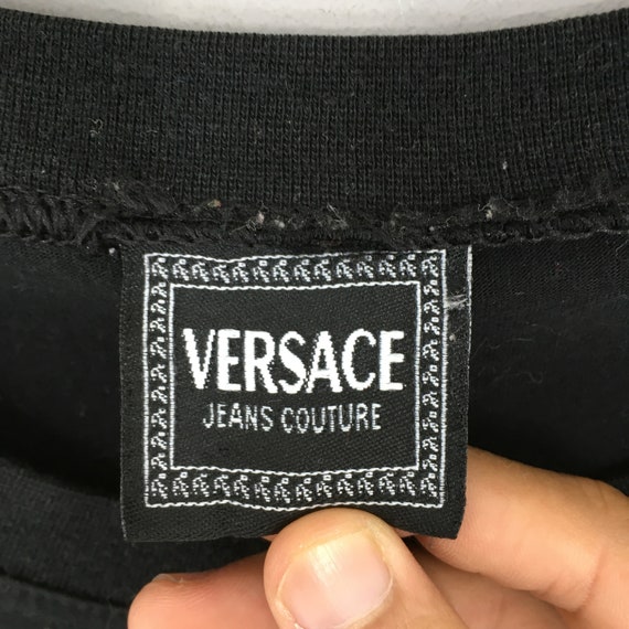 Vintage 90's Gianni Versace Rock Tshirt Medium Ve… - image 5