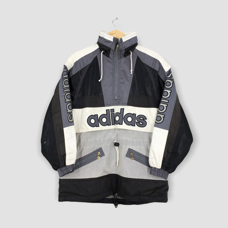Vintage Adidas Bomber Winter Hoodie Jas Skiën Medium Vintage - Etsy  Nederland