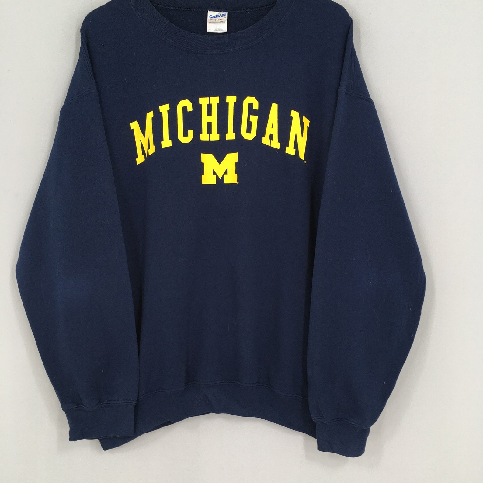 Vintage University Michigan Pullover Jumper Large College | Etsy