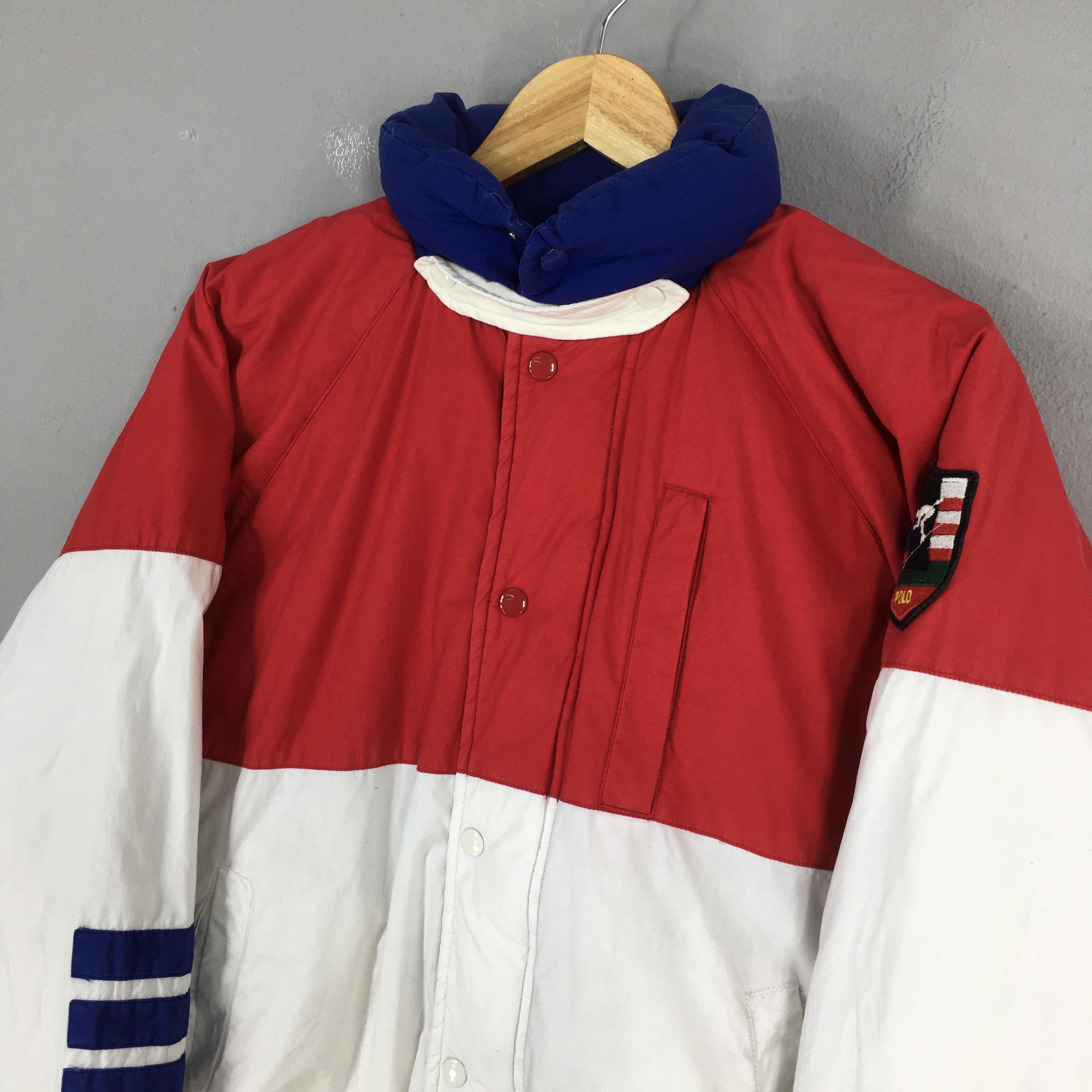 Vintage 90s Polo Ralph Lauren Suicide Ski Puffer Jacket Small Polo 