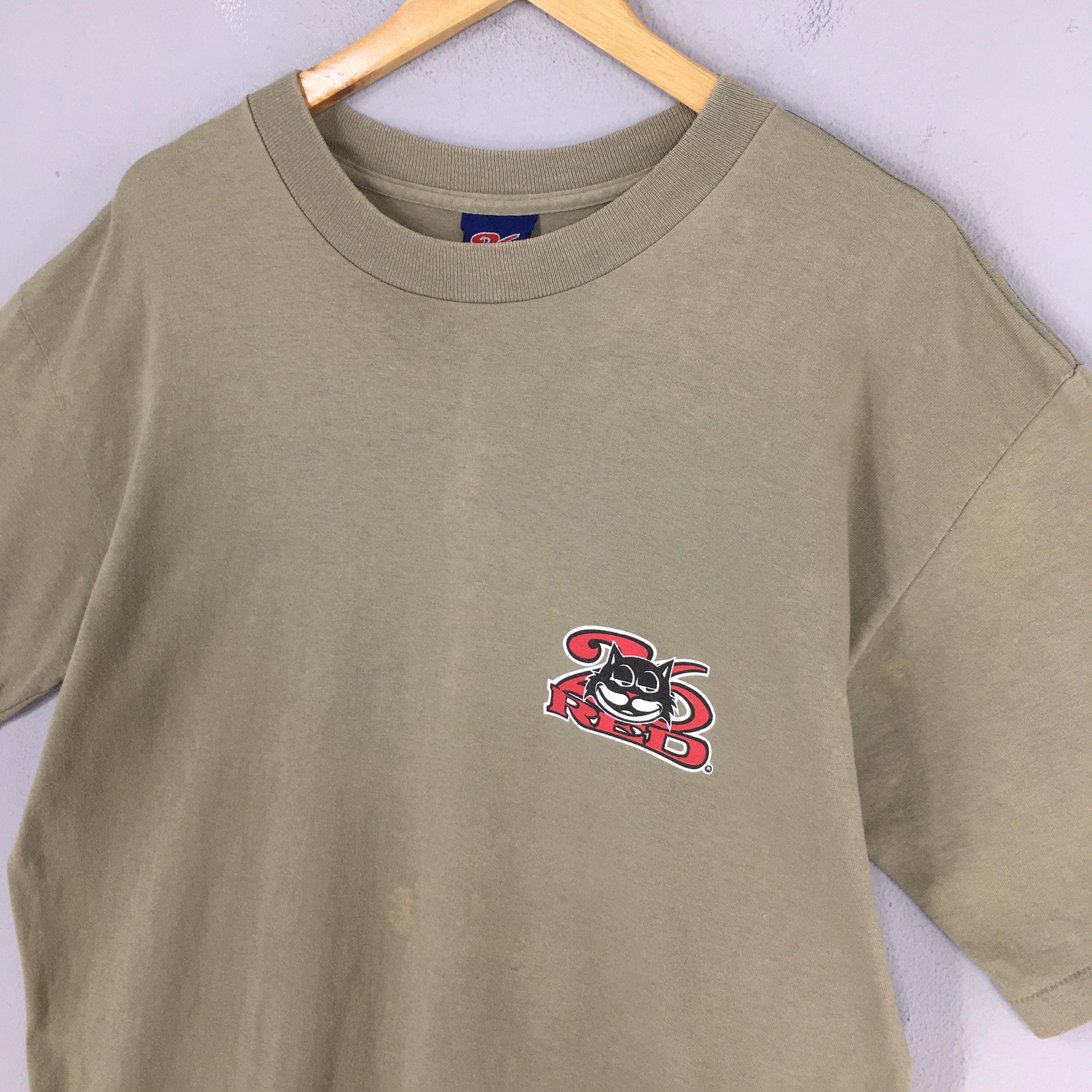 Vintage 90s 26 Red Skater Green T Shirt Large 26 Red Skateboarding