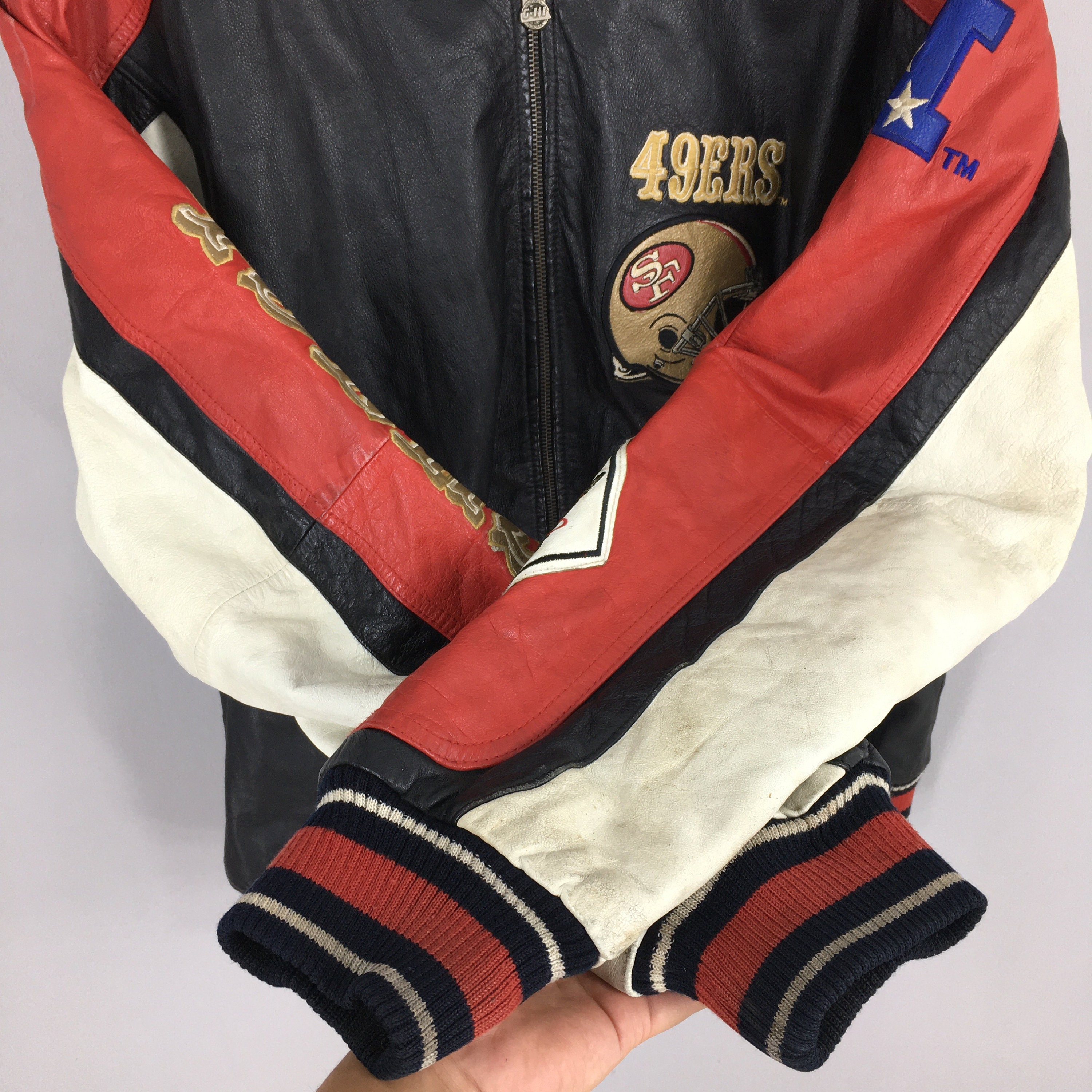 1960s FORTY NINERS ジャケット イエロー/レッド Vintage San Francisco 49ers Forty Niners Starter jacket NFL