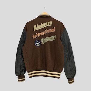 Vintage 90s Abahouse Varsity Jacket Anniversary Big Logo Vintage 90s Abahouse Varsity Jacket Anniversary Big Logo