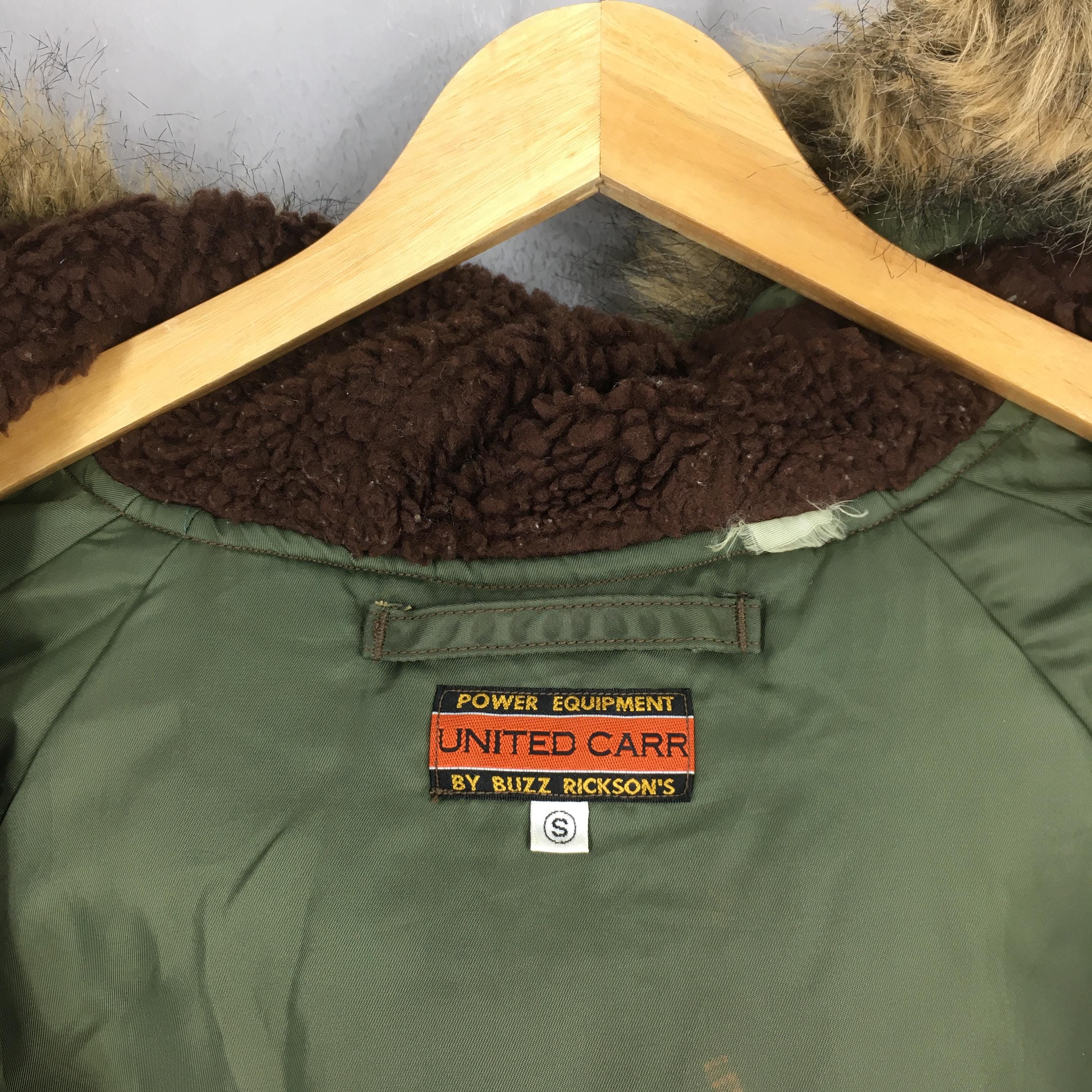 Vintage United Carr Buzz Rickson Type N-3B Parka Jacket Small Us 