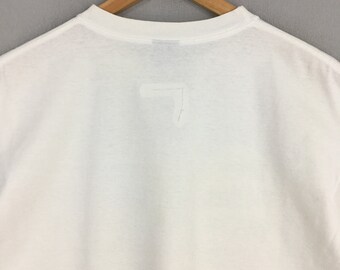 Vintage 90s Stussy Tribe Usa Skater White T Shirt Large