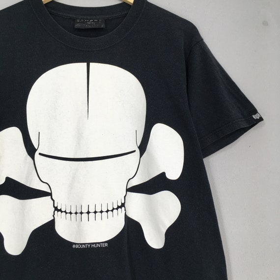 Vintage 90s Bounty Hunter Japan Cross Bones Skull T Shirt - Etsy