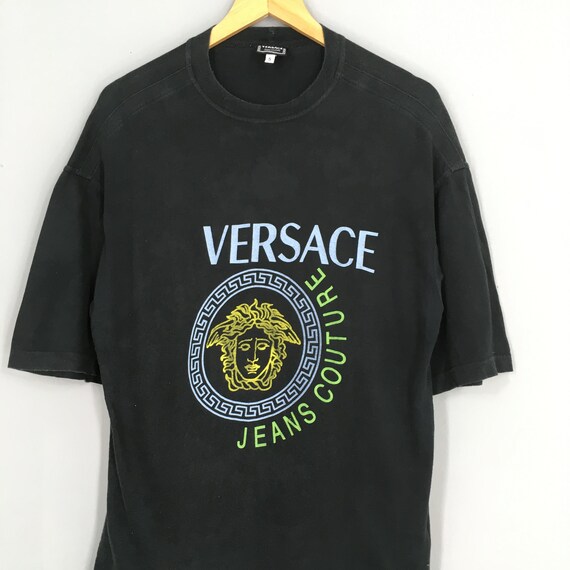Vintage 90's Gianni Versace Tshirt Small Versace Jeans - Etsy