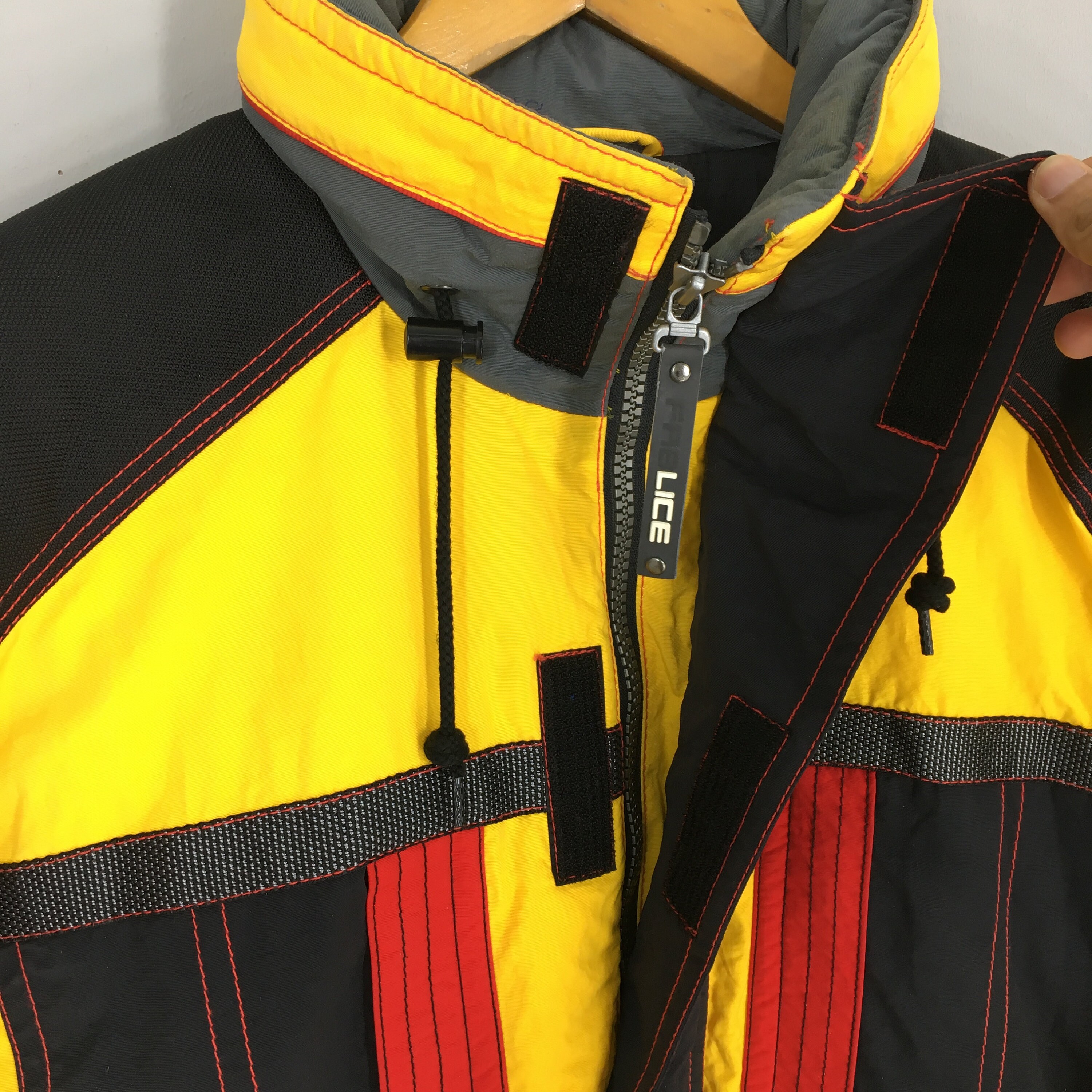 Vintage Fablice Ski Hoodie Jacket Large 1990's Fablice Etsy