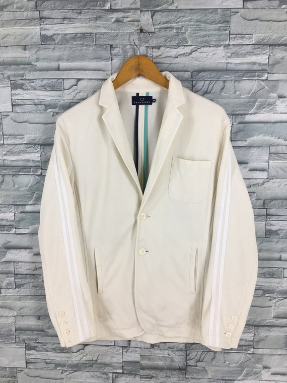 Vintage Fred Perry Cream Blazer Coat 
