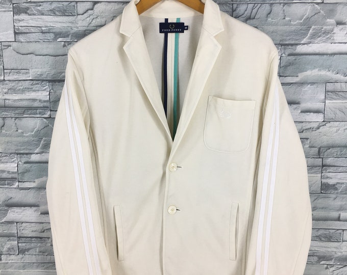 Vintage Fred Perry Cream Blazer Coat Medium Fred Perry Casual - Etsy