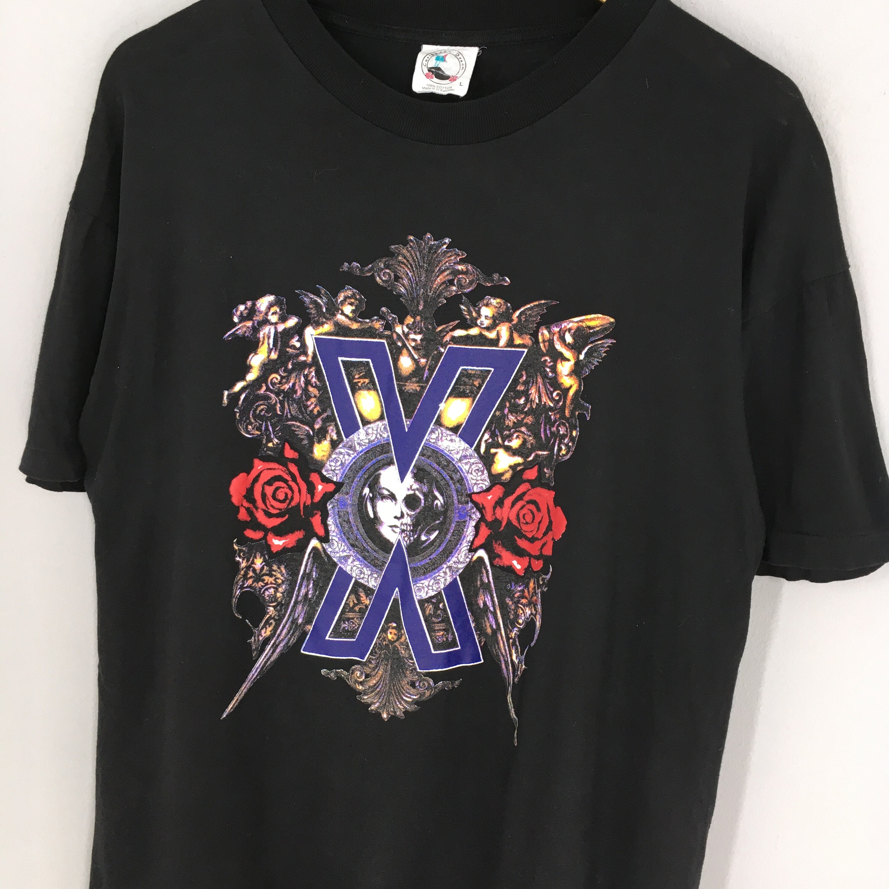 Vintage 90s the X Japan Hide Goth Rock Metal Band Tshirt Large Etsy