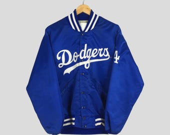 Vintage 90's LA Dodgers MLB Stadium Varsity Blue Jacket Medium