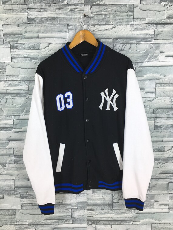 NY Yankees Varsity Jacket XLarge Vintage Baseball Team Mlb New | Etsy