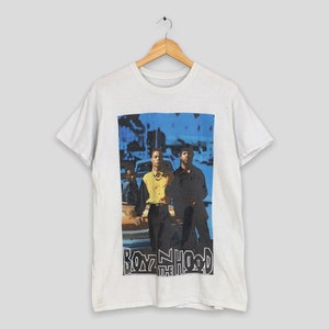 Vintage 2000s Boyz N The Hood Hip Hop T shirt Medium Boyz N The Hood Movie Hip Hop Nwa Rap Shirt Skater White Streetwear Tee Size M