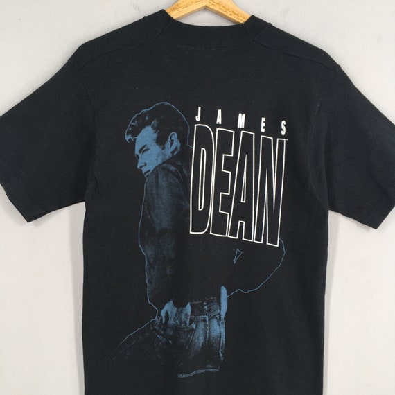 Vintage 90s James Dean Movie Promo Black T Shirt Medium 1993 James