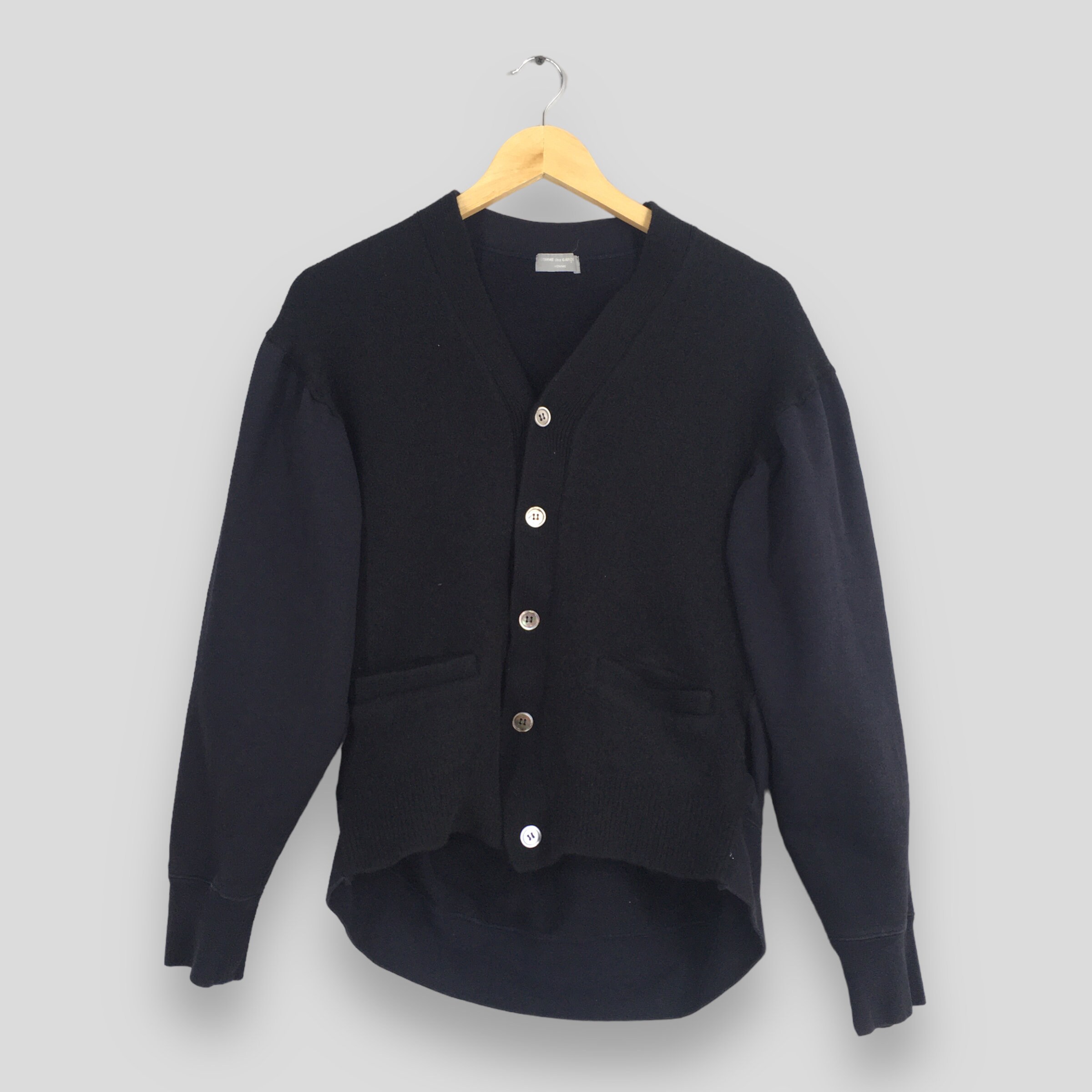 AD1998 Vintage Comme Des Garcons Homme Wool Cardigan Small