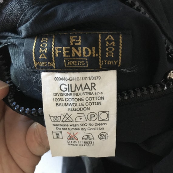 Fendi Roma Monogram  Black Reversible Jacket Larg… - image 9