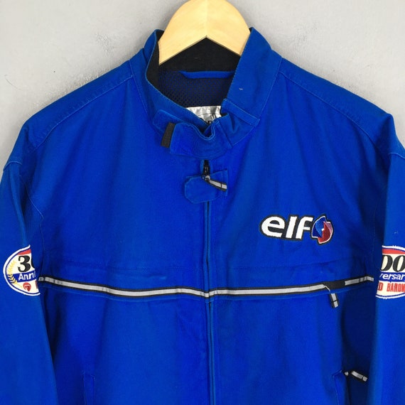 エルフ elf RED BARON レーシングジャケット 300周年記念 青