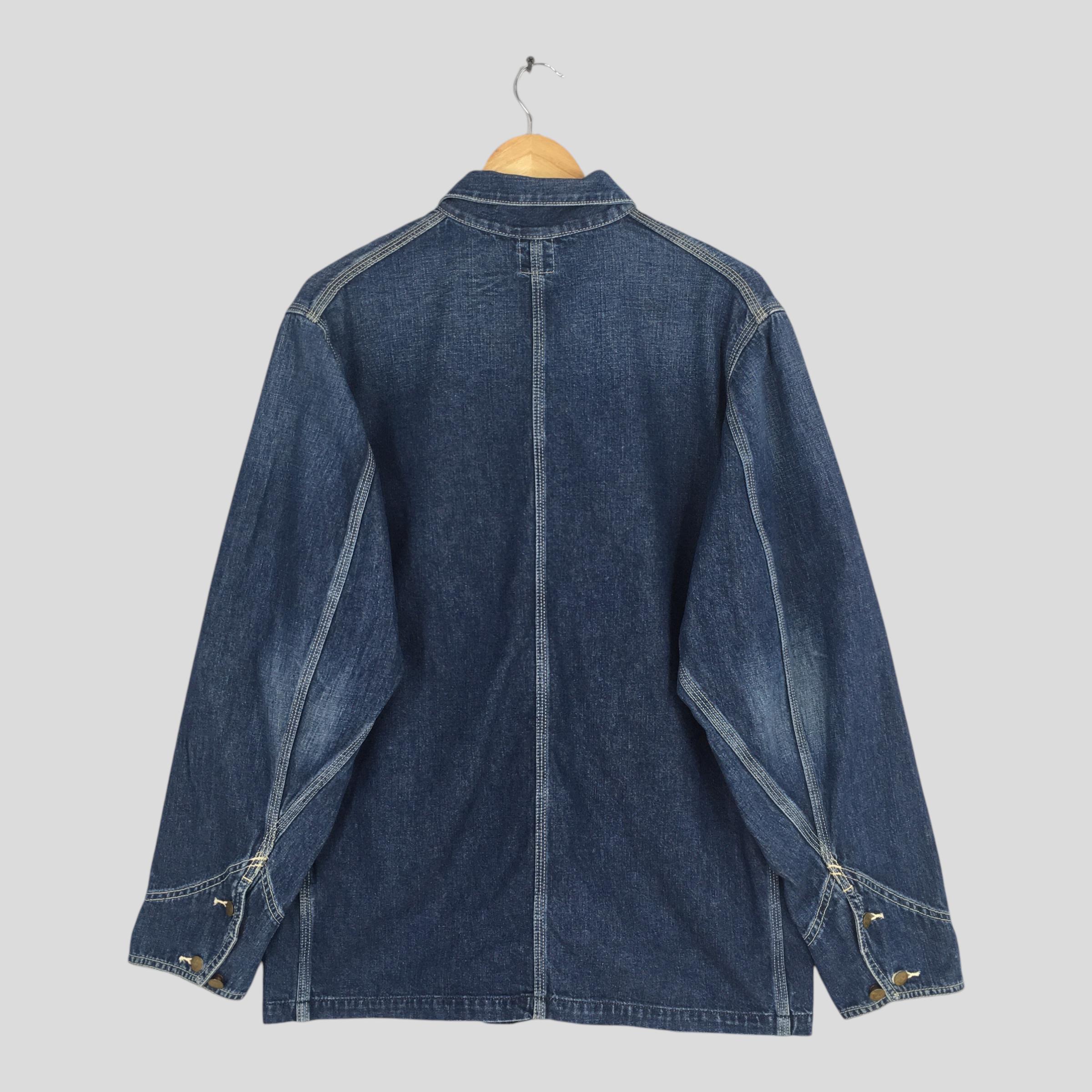 Vintage 90's Lee Sanforized Denim Worker Jacket Medium Lee