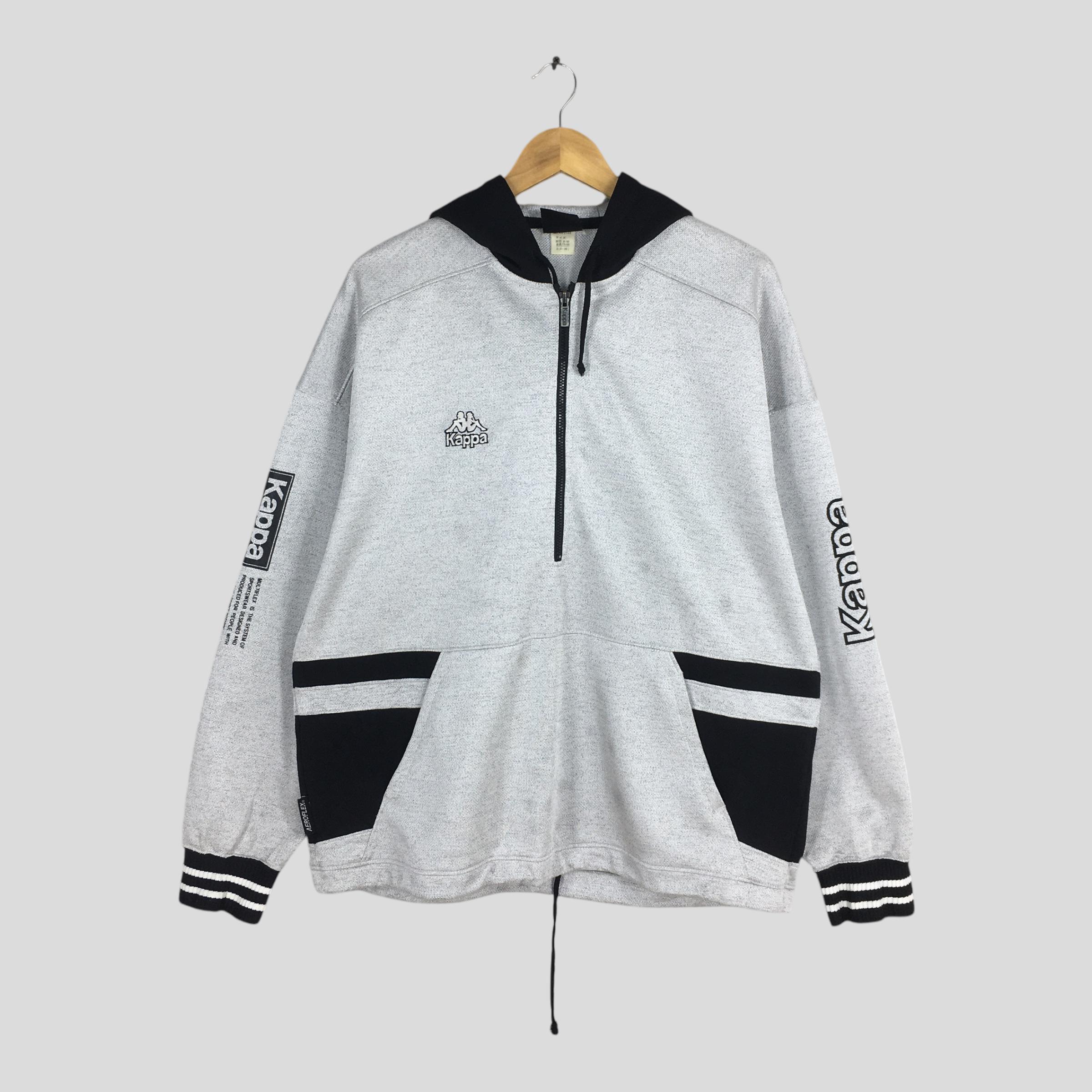 Kappa Kappa Jacket Rare Multicolour White Rainbow Zip up